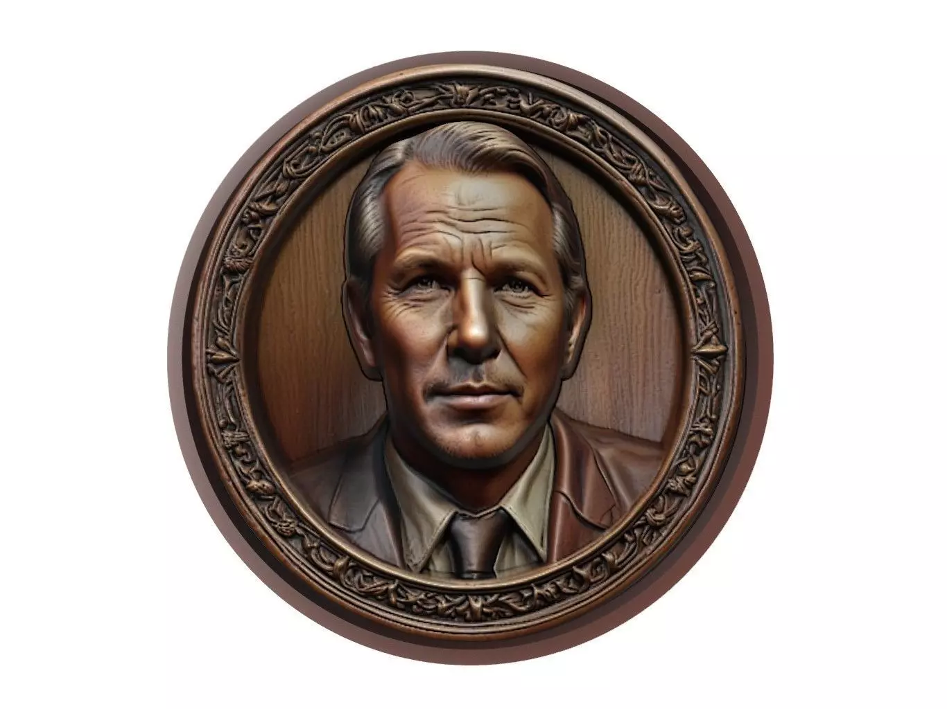 Kevin Costner Medallion 3D print model_0