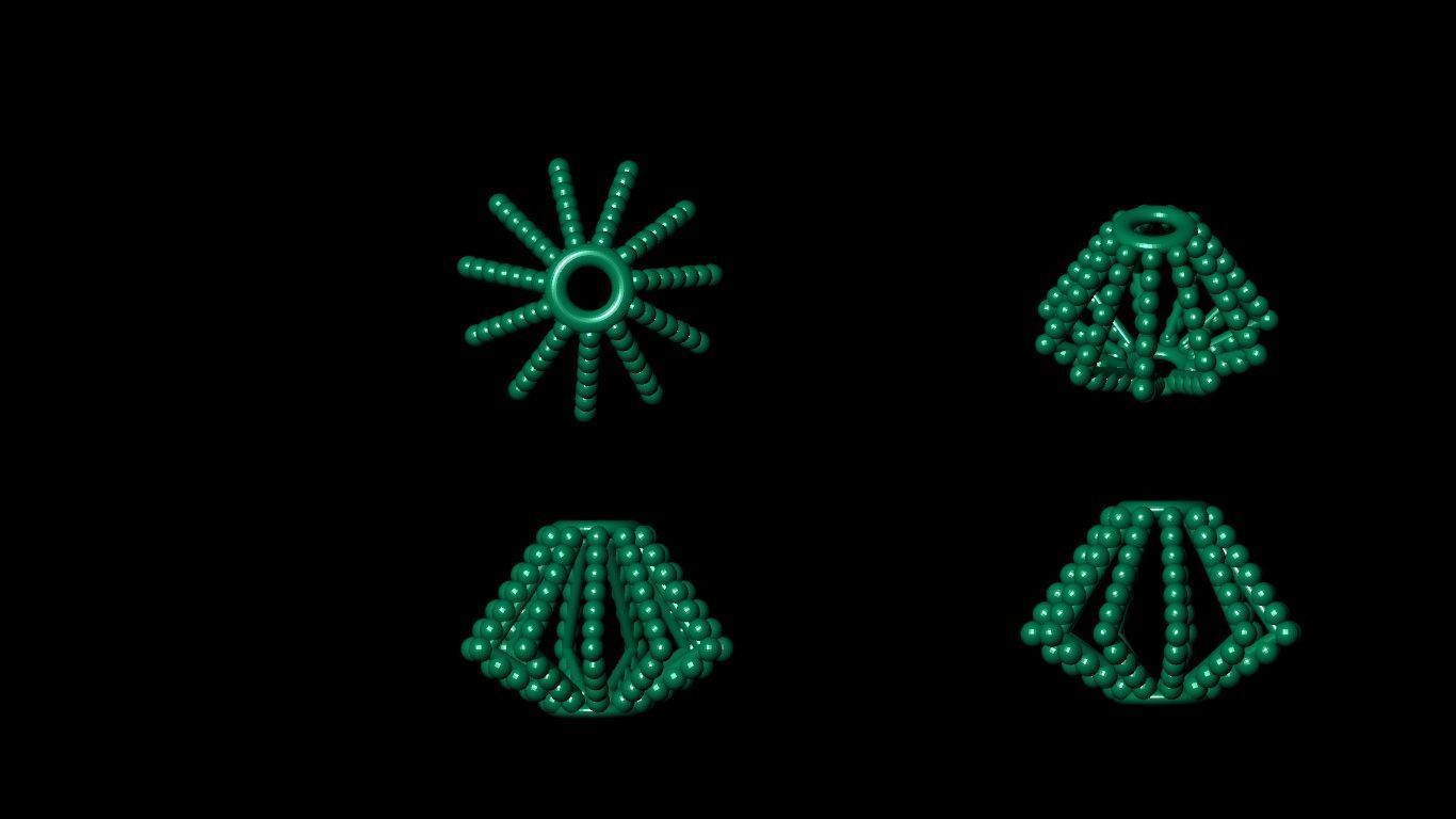 100 pis stl beeds 3D print model 3D print model_69