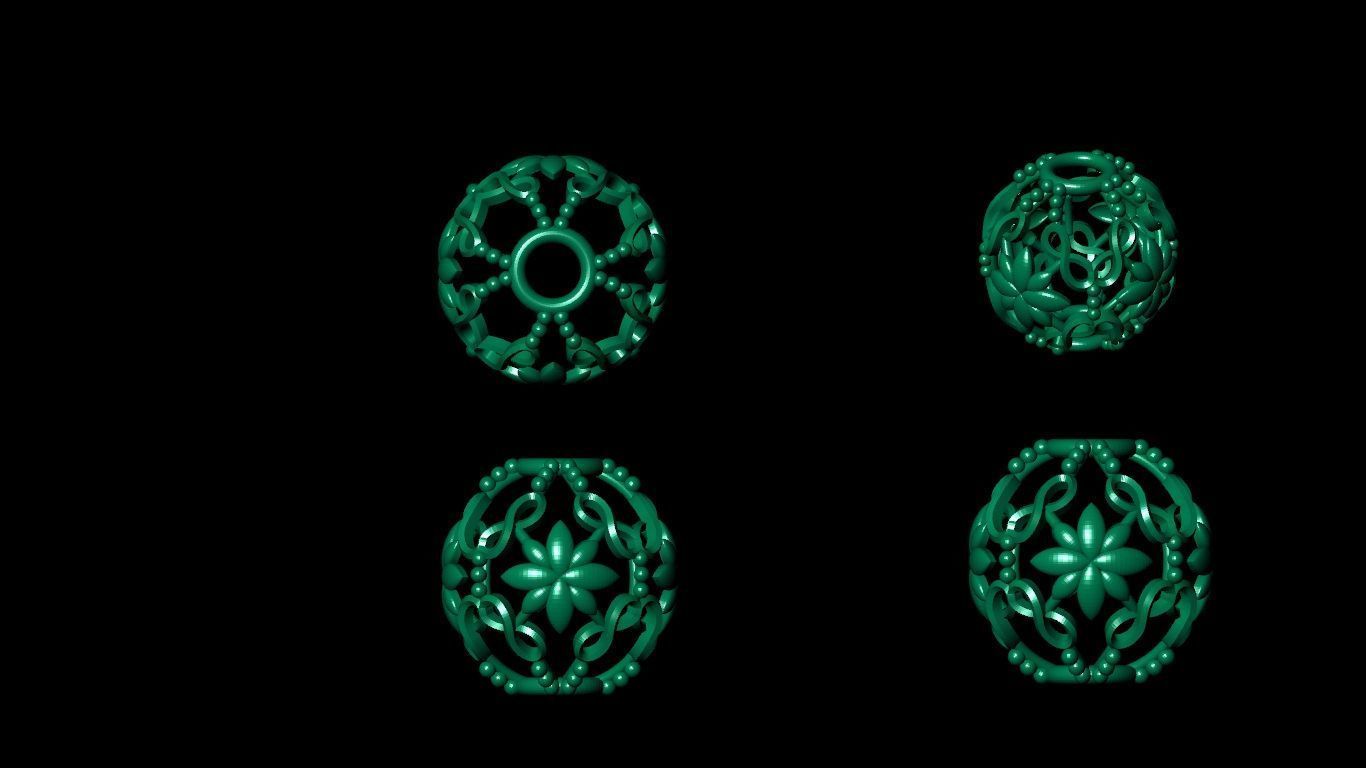 100 pis stl beeds 3D print model 3D print model_60