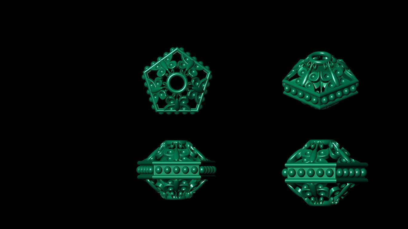 100 pis stl beeds 3D print model 3D print model_29