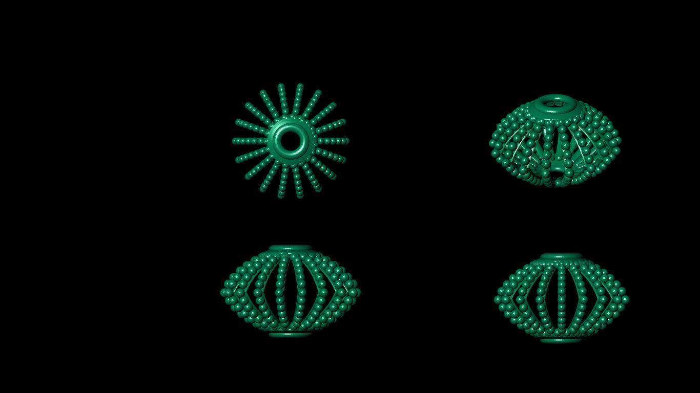 100 pis stl beeds 3D print model 3D print model_81