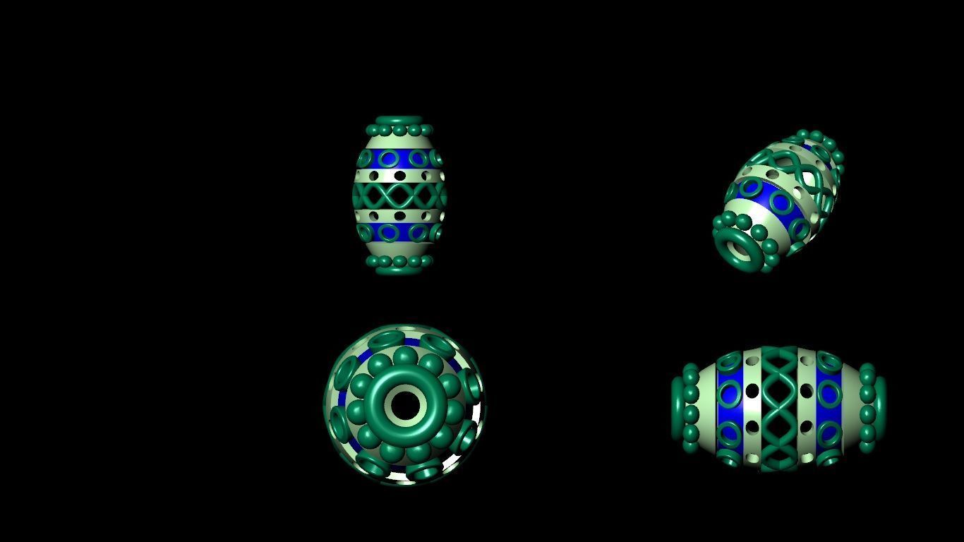 100 pis stl beeds 3D print model 3D print model_78