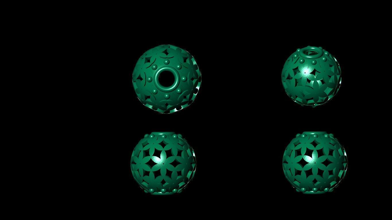 100 pis stl beeds 3D print model 3D print model_39