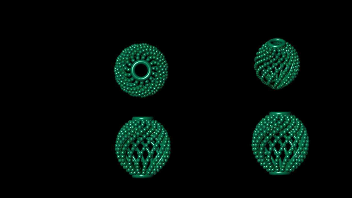 100 pis stl beeds 3D print model 3D print model_64