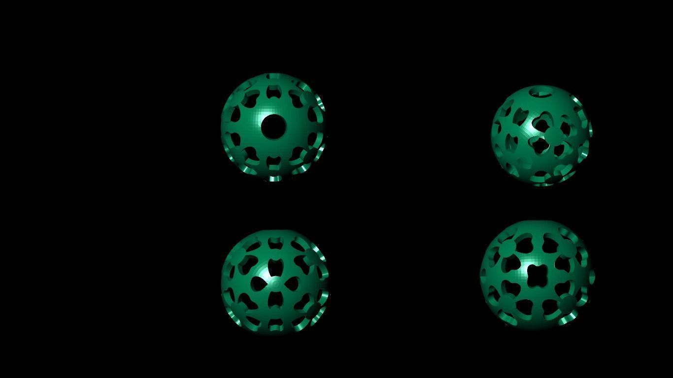 100 pis stl beeds 3D print model 3D print model_71