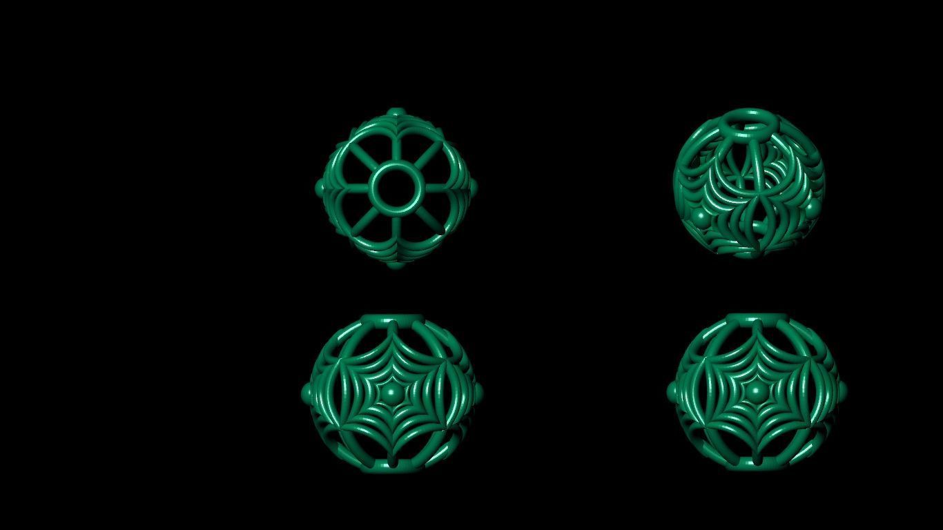 100 pis stl beeds 3D print model 3D print model_48