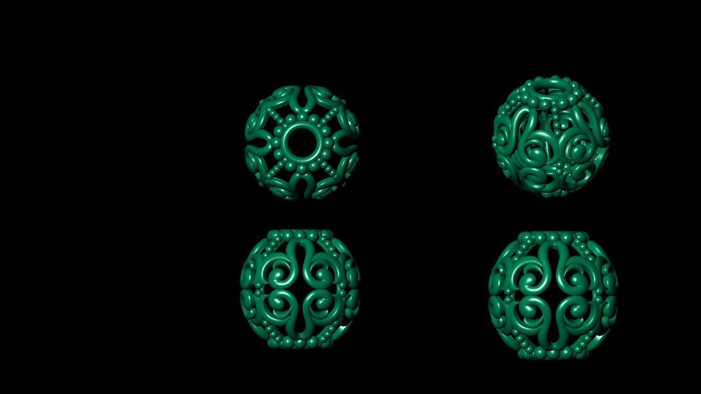 100 pis stl beeds 3D print model 3D print model_31