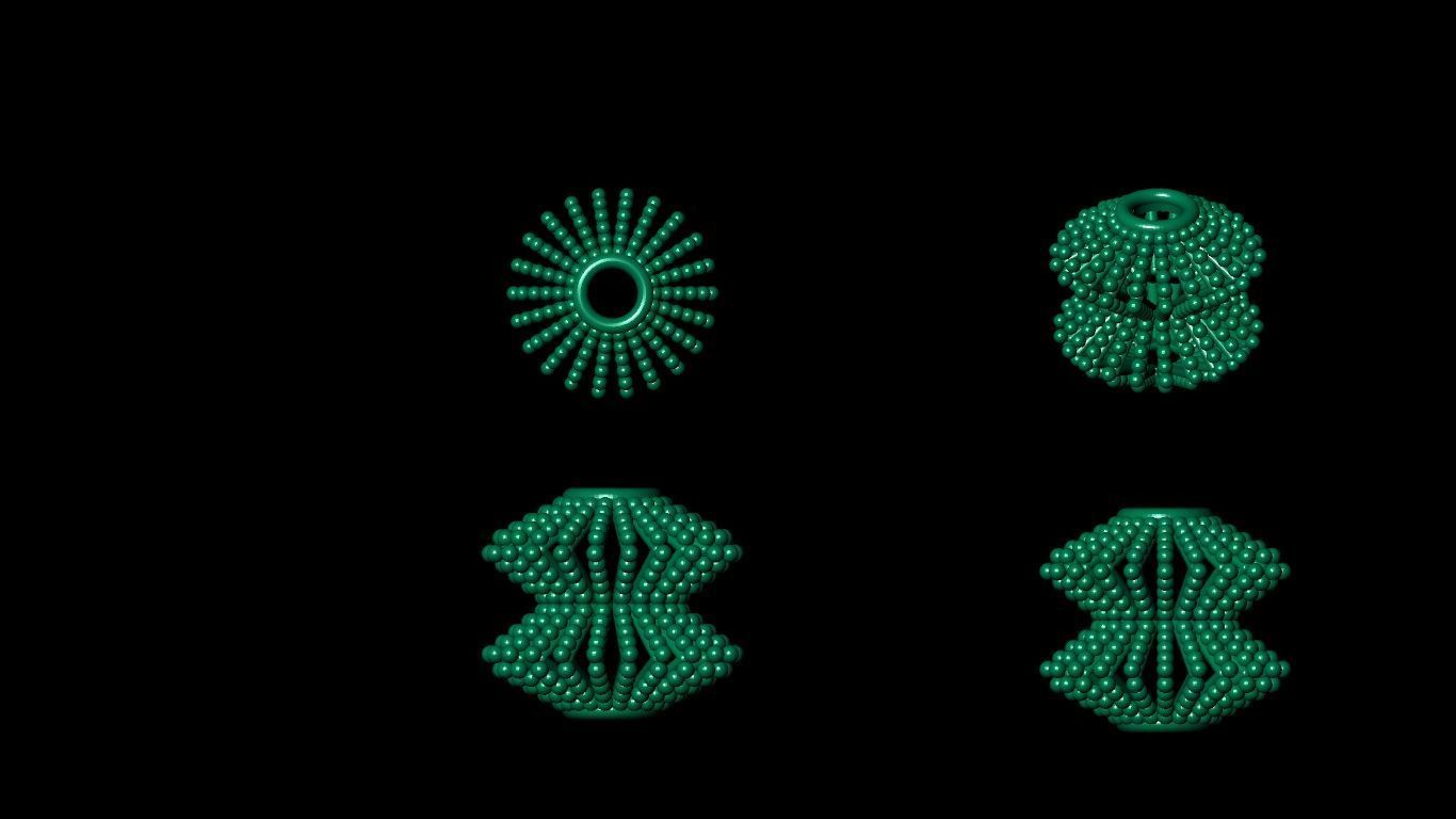 100 pis stl beeds 3D print model 3D print model_97