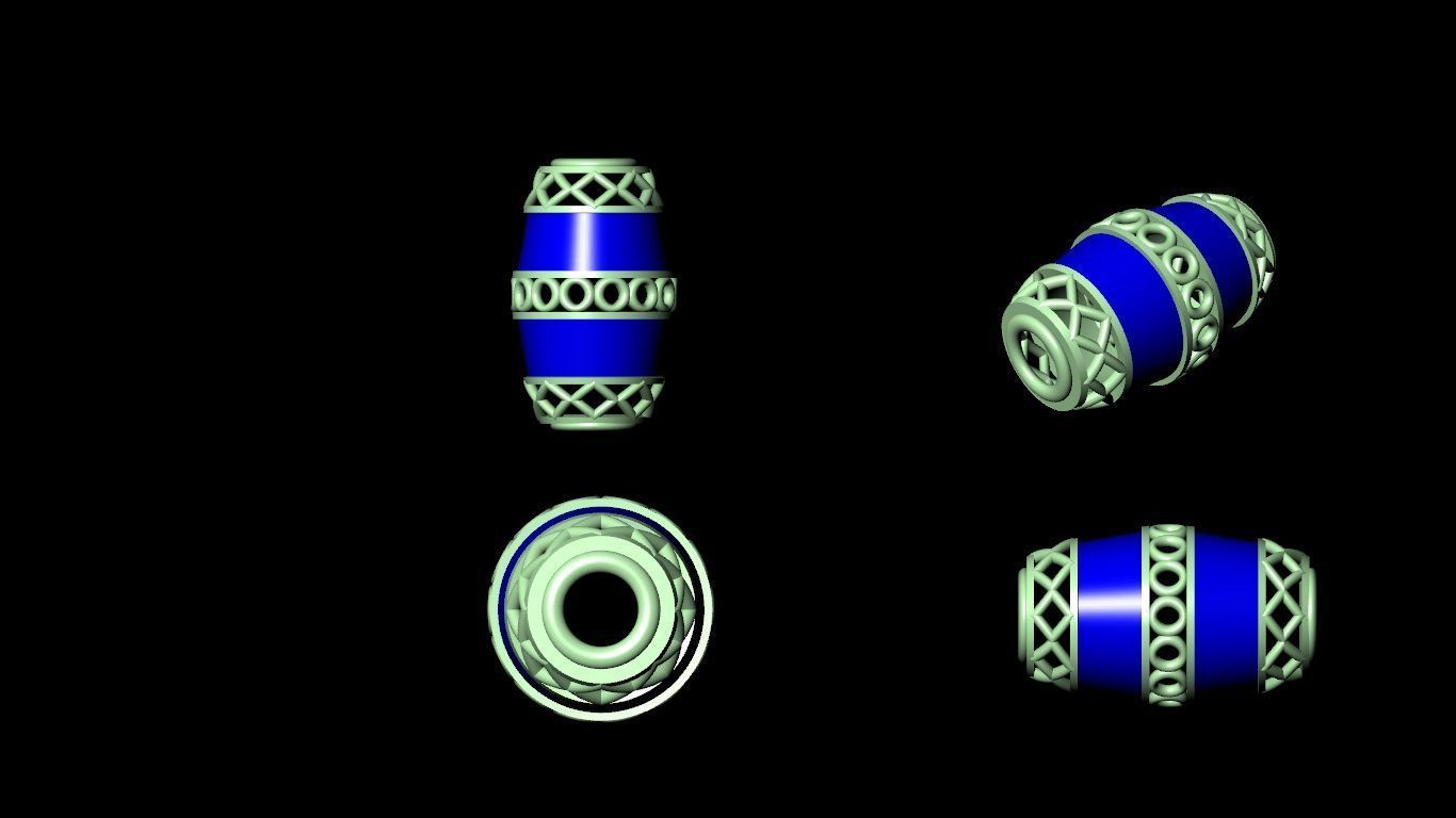 100 pis stl beeds 3D print model 3D print model_77