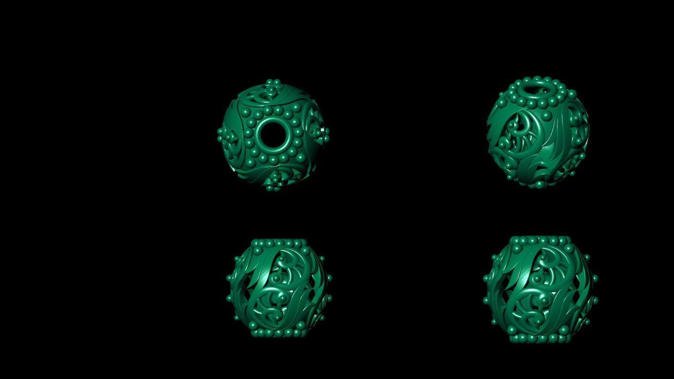 100 pis stl beeds 3D print model 3D print model_22