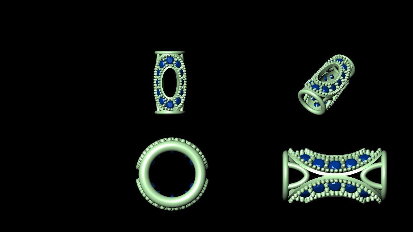 100 pis stl beeds 3D print model 3D print model_74