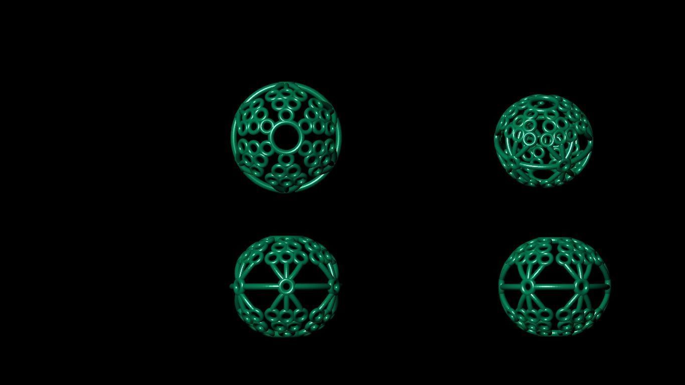 100 pis stl beeds 3D print model 3D print model_9