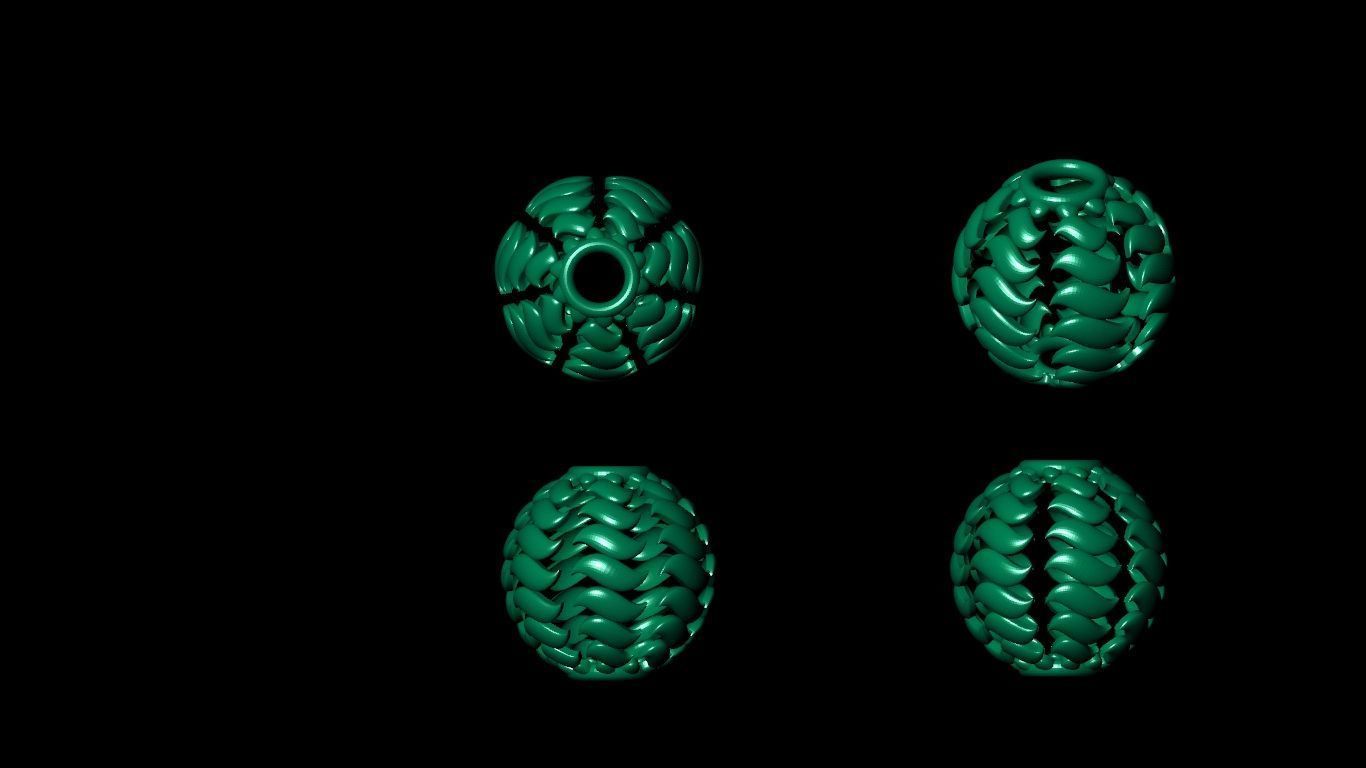 100 pis stl beeds 3D print model 3D print model_25