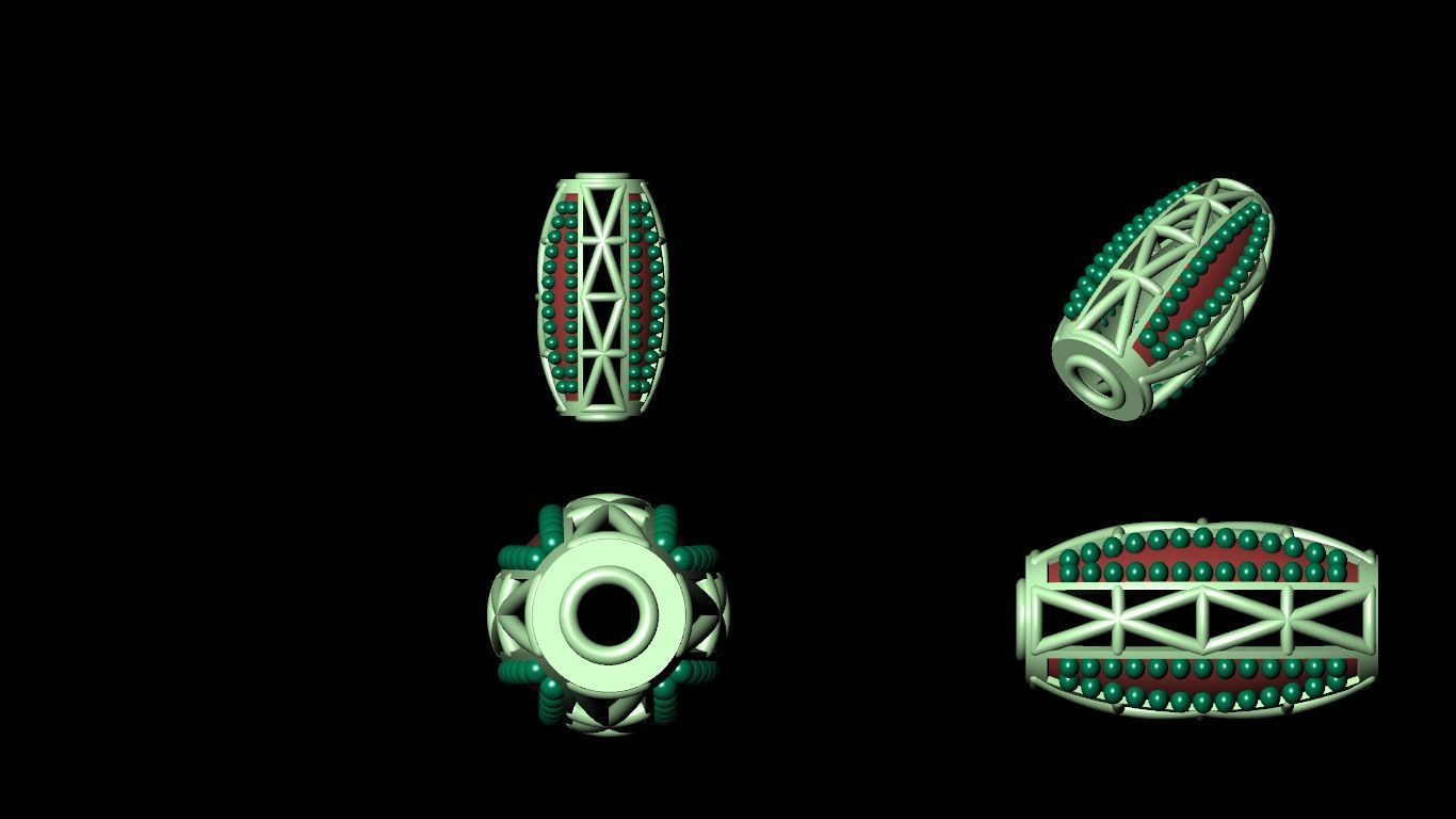 100 pis stl beeds 3D print model 3D print model_76