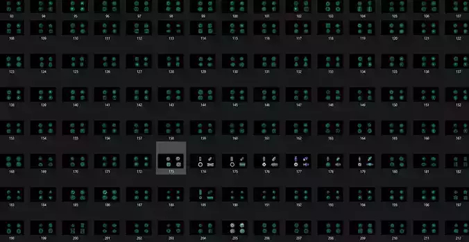 100 pis stl beeds 3D print model