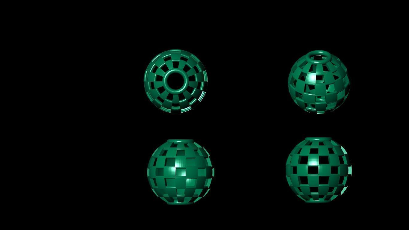 100 pis stl beeds 3D print model 3D print model_27