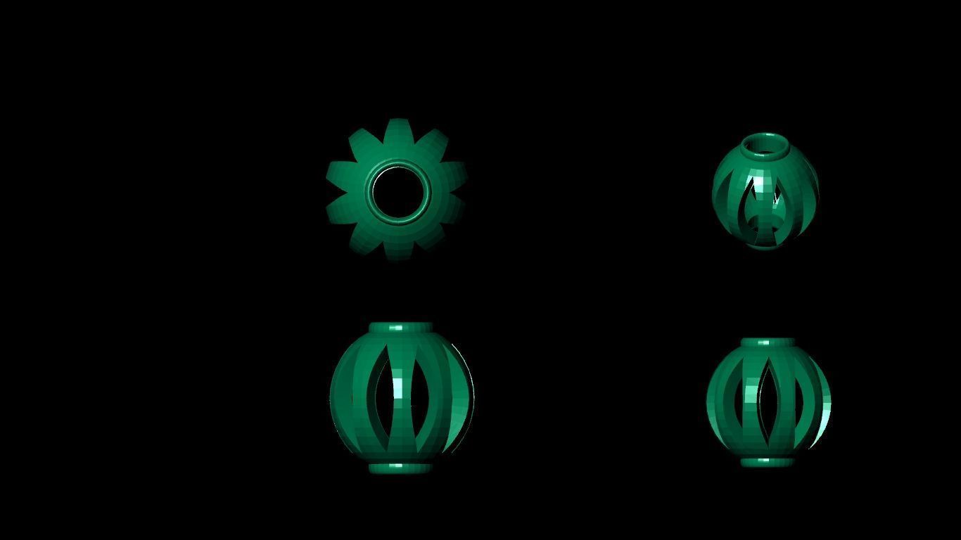 100 pis stl beeds 3D print model 3D print model_83