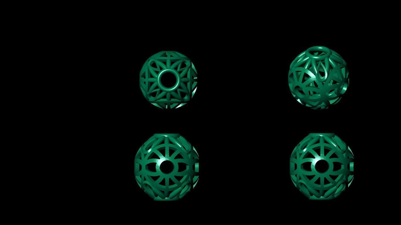 100 pis stl beeds 3D print model 3D print model_47