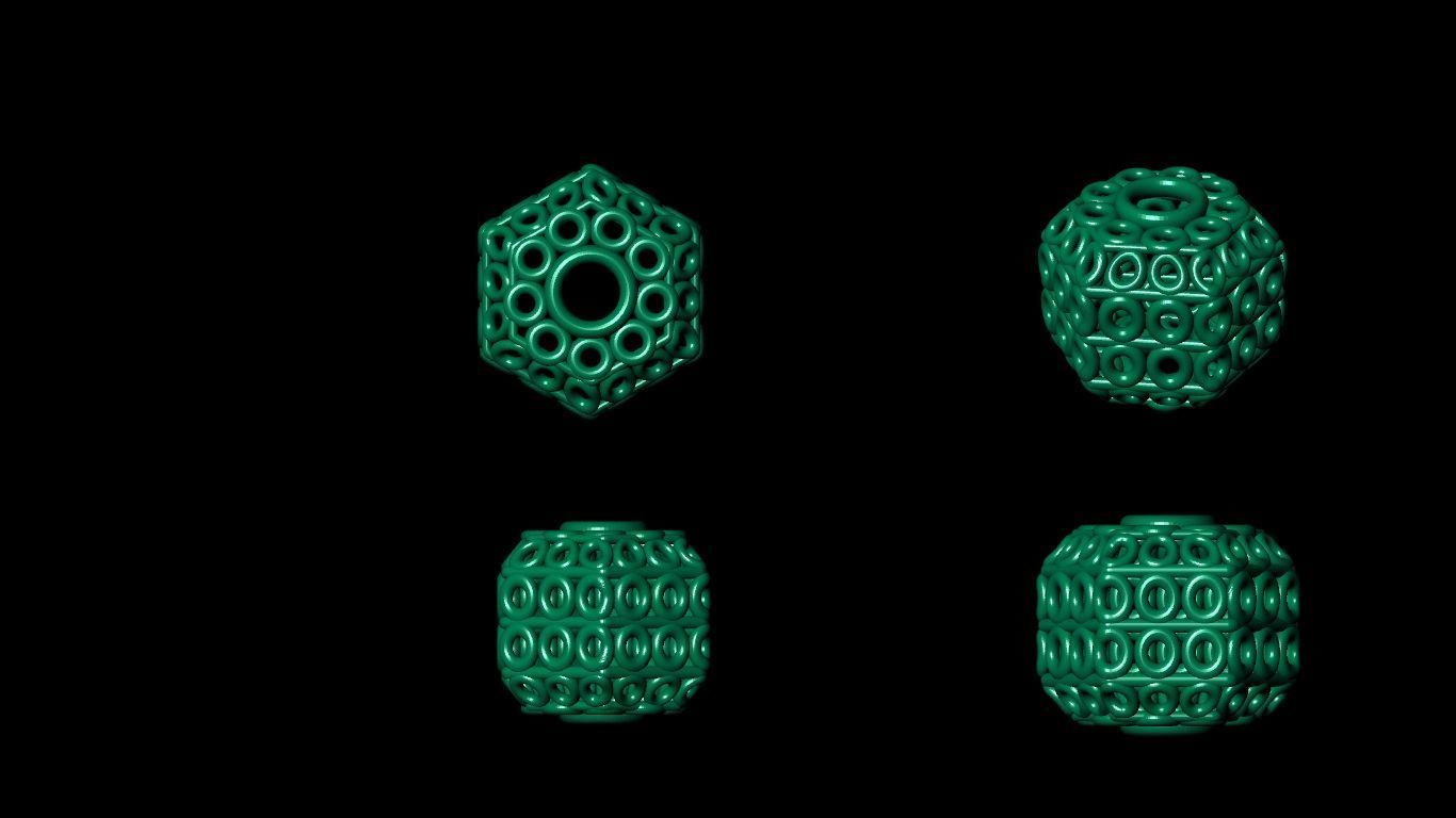 100 pis stl beeds 3D print model 3D print model_20