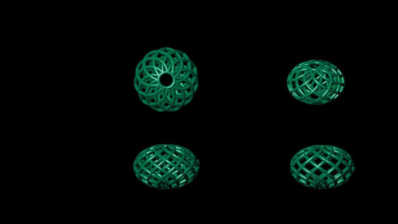 100 pis stl beeds 3D print model 3D print model_13