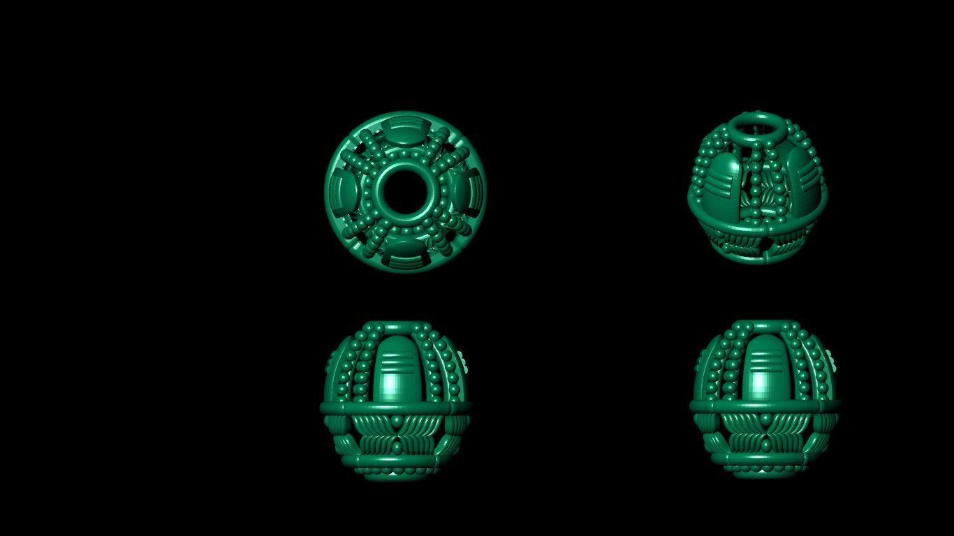 100 pis stl beeds 3D print model 3D print model_34