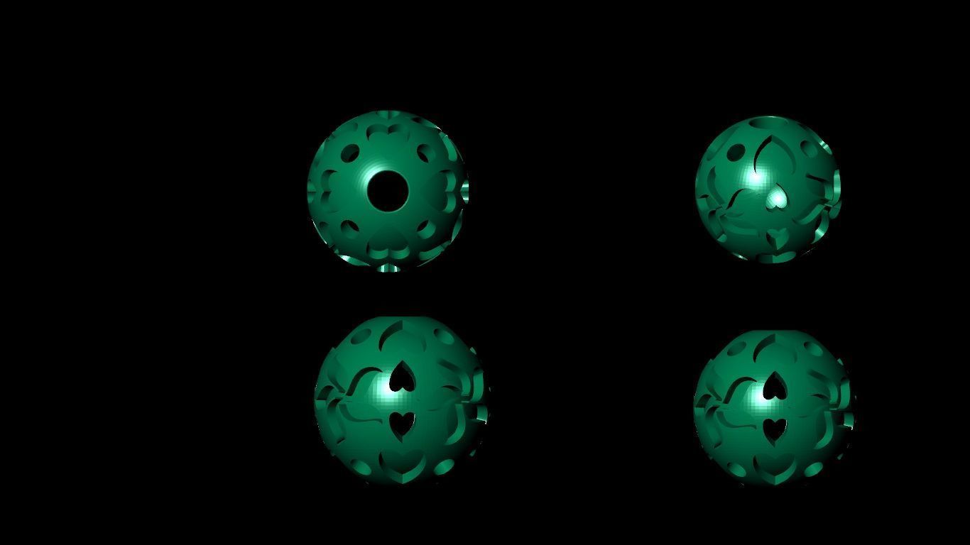 100 pis stl beeds 3D print model 3D print model_72