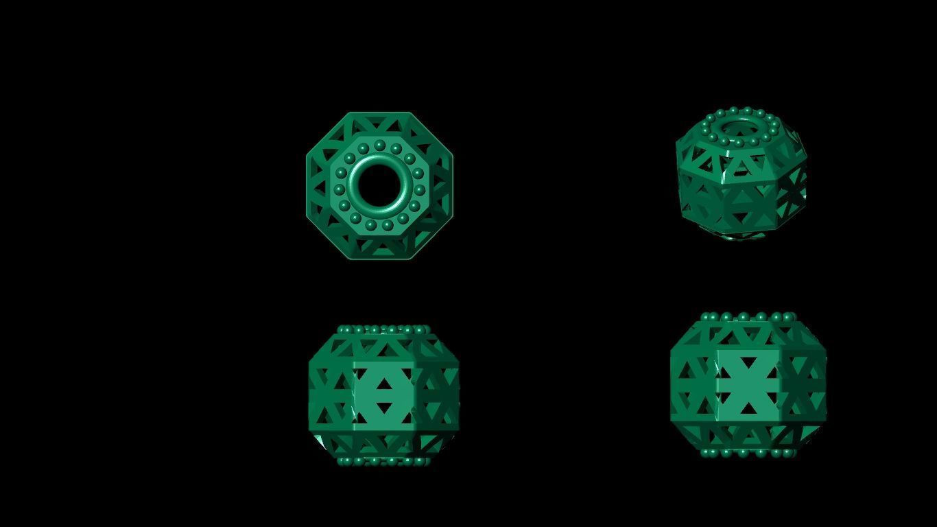 100 pis stl beeds 3D print model 3D print model_50