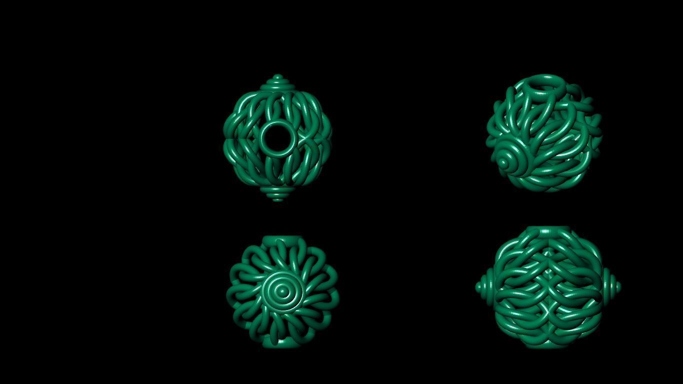 100 pis stl beeds 3D print model 3D print model_23