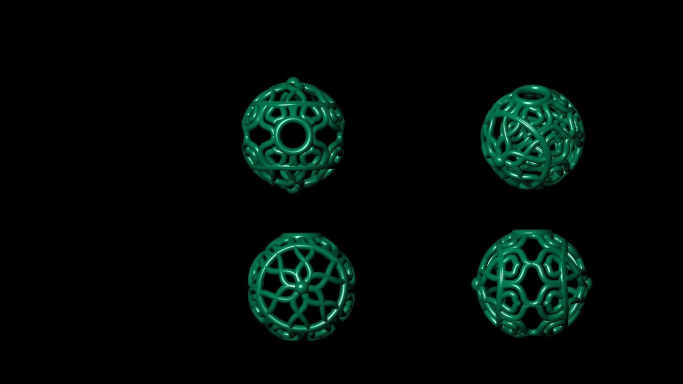 100 pis stl beeds 3D print model 3D print model_26