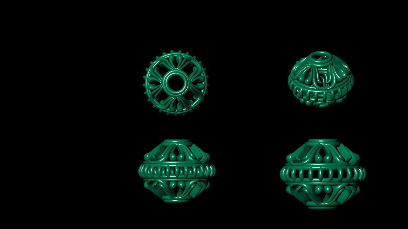 100 pis stl beeds 3D print model 3D print model_30