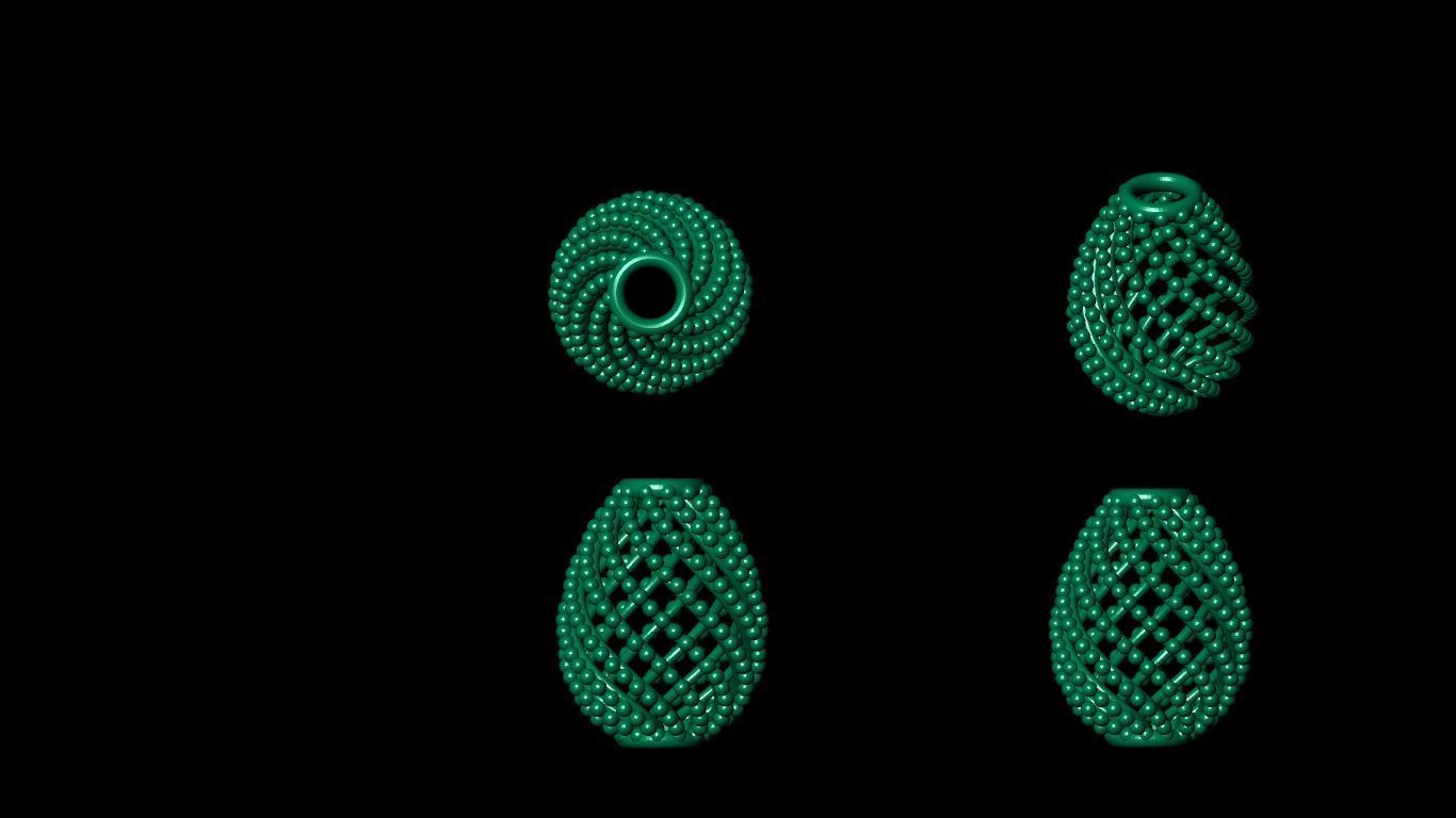 100 pis stl beeds 3D print model 3D print model_24