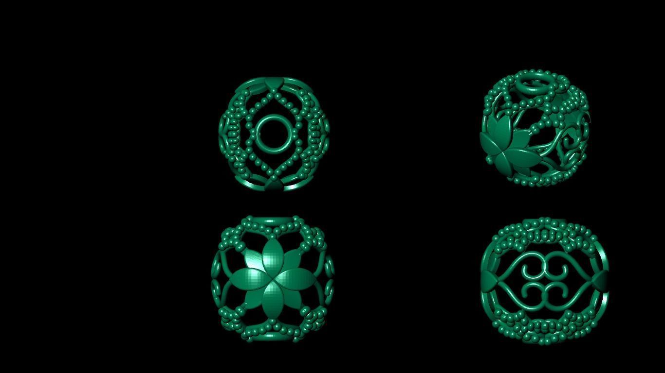 100 pis stl beeds 3D print model 3D print model_2