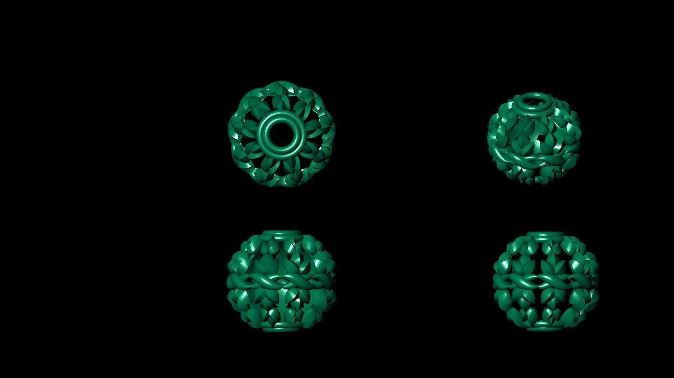 100 pis stl beeds 3D print model 3D print model_17