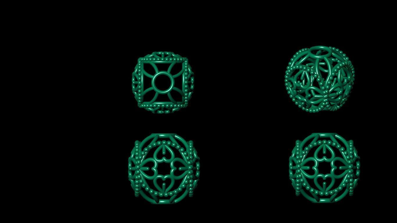 100 pis stl beeds 3D print model 3D print model_6