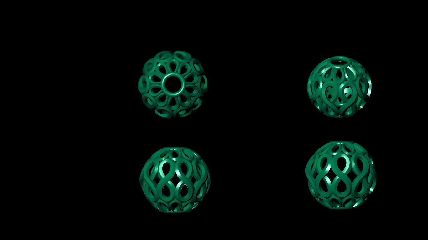 100 pis stl beeds 3D print model 3D print model_65