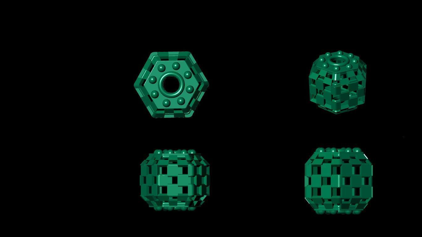 100 pis stl beeds 3D print model 3D print model_19