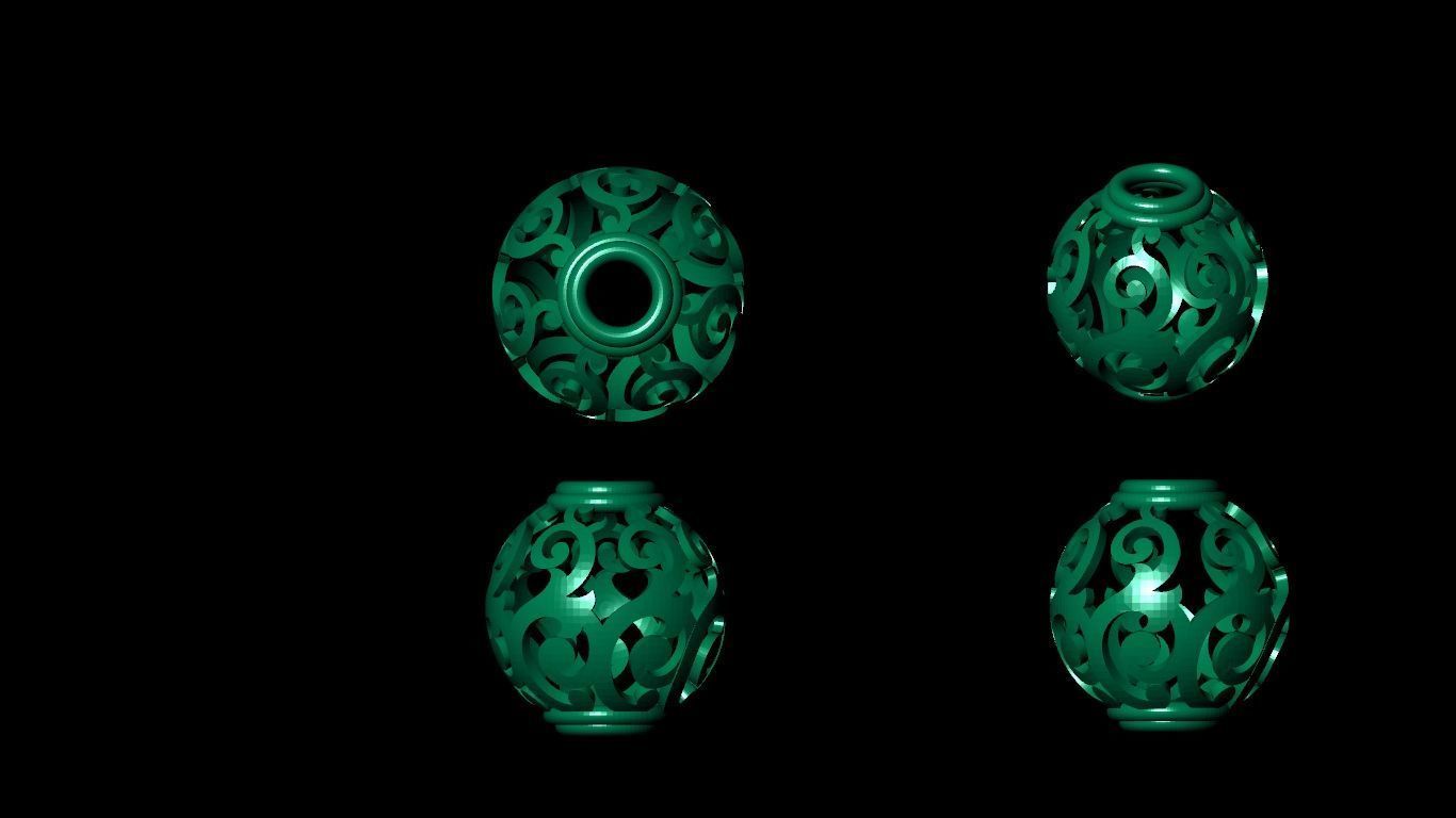 100 pis stl beeds 3D print model 3D print model_38