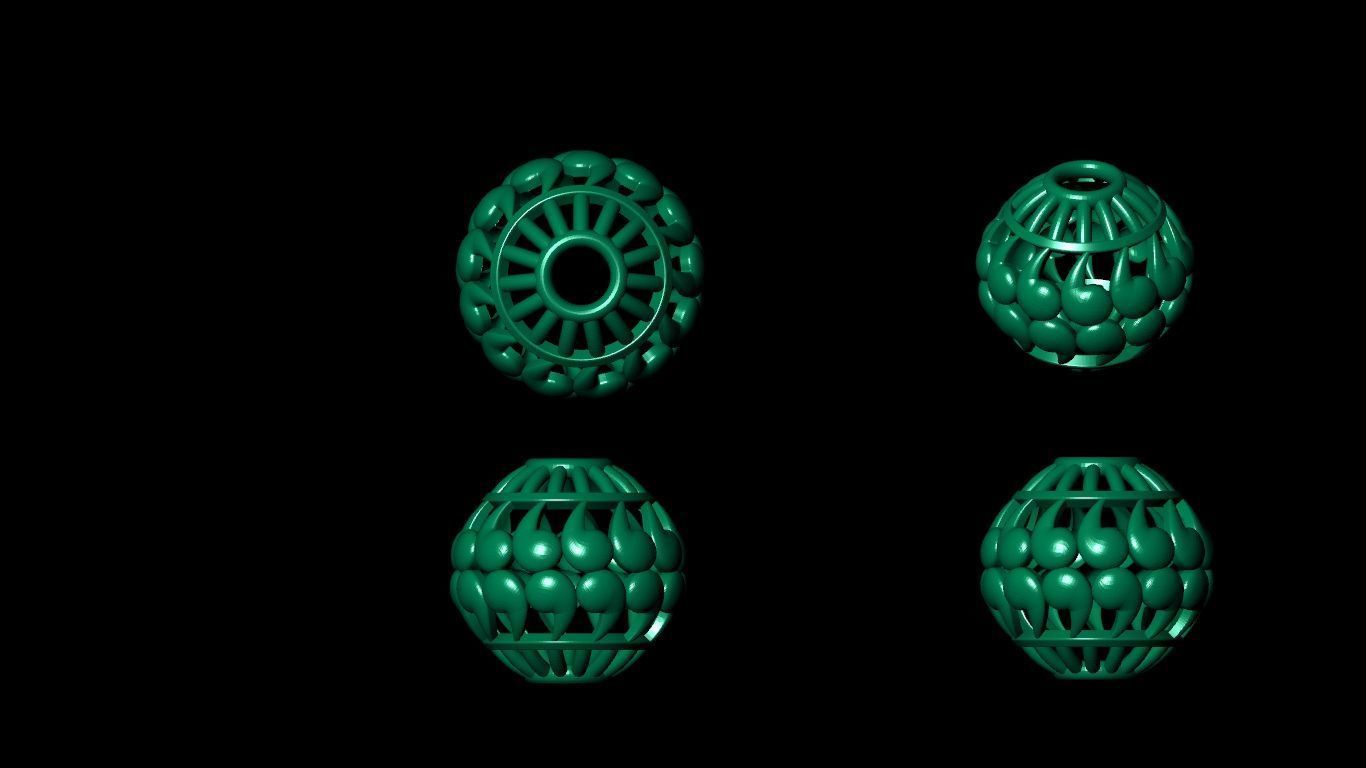 100 pis stl beeds 3D print model 3D print model_45