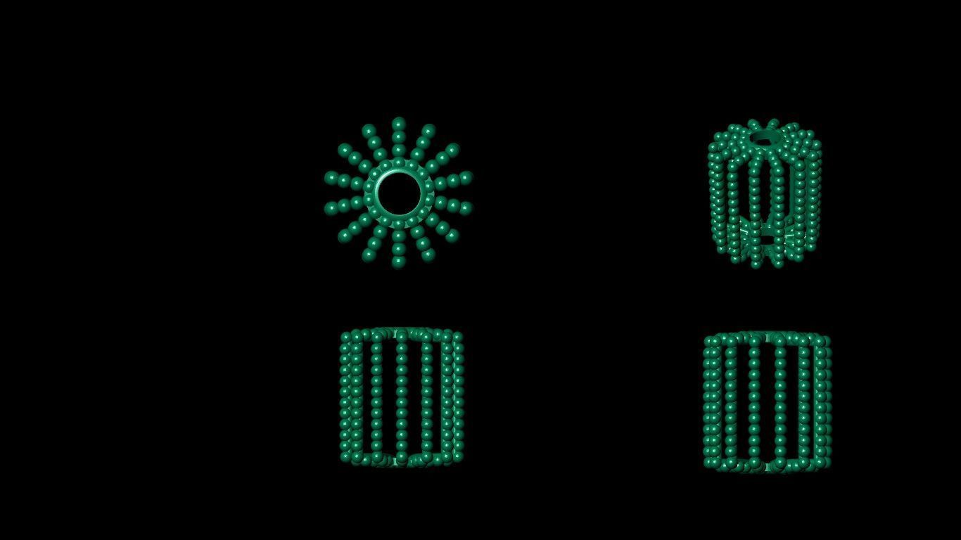 100 pis stl beeds 3D print model 3D print model_82