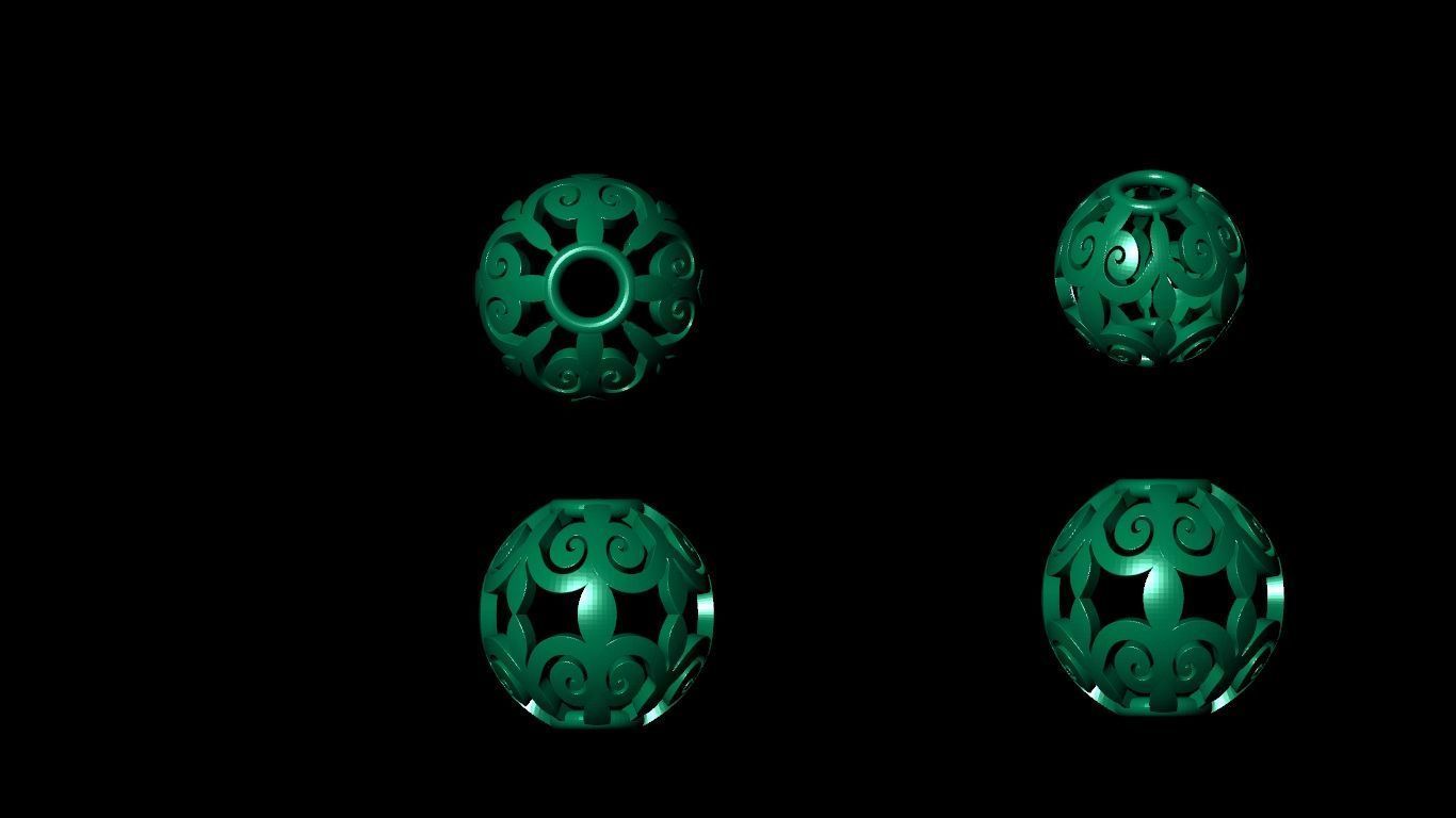 100 pis stl beeds 3D print model 3D print model_51