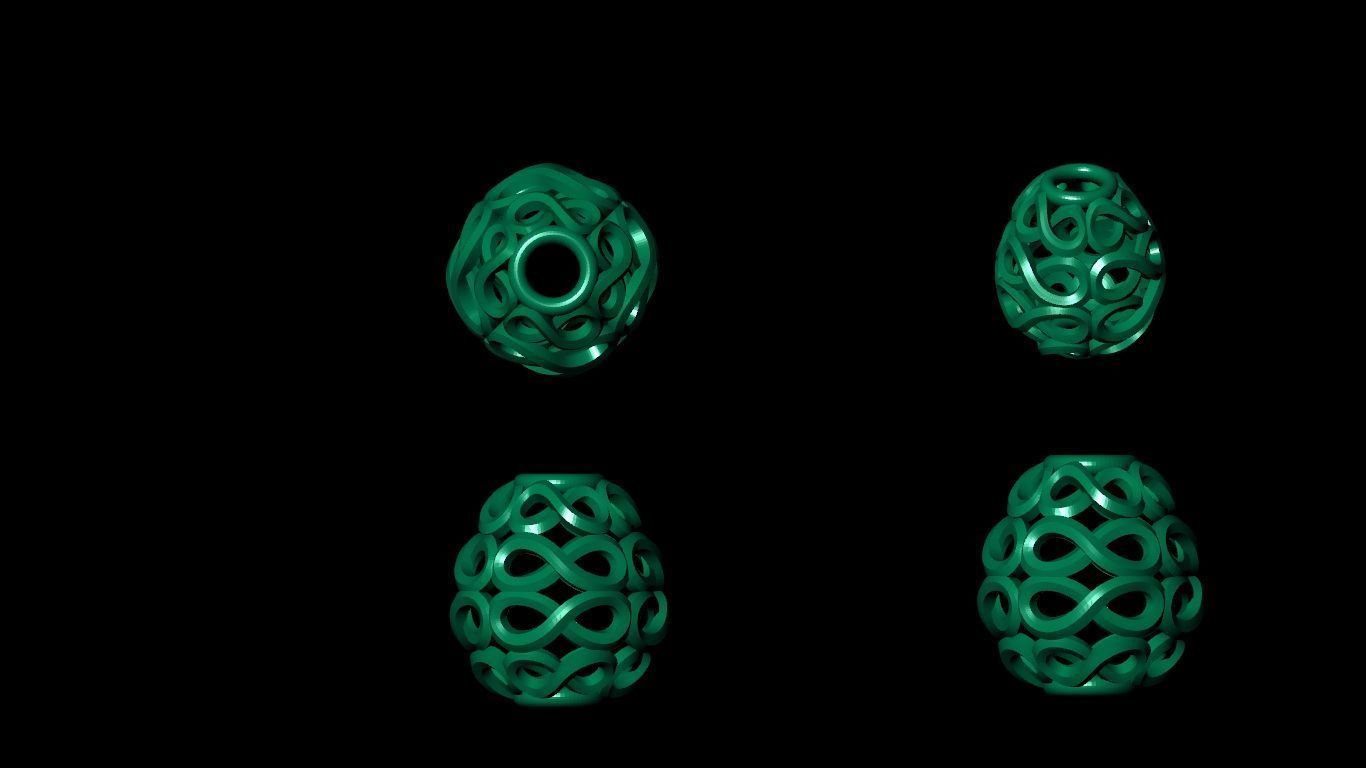 100 pis stl beeds 3D print model 3D print model_49