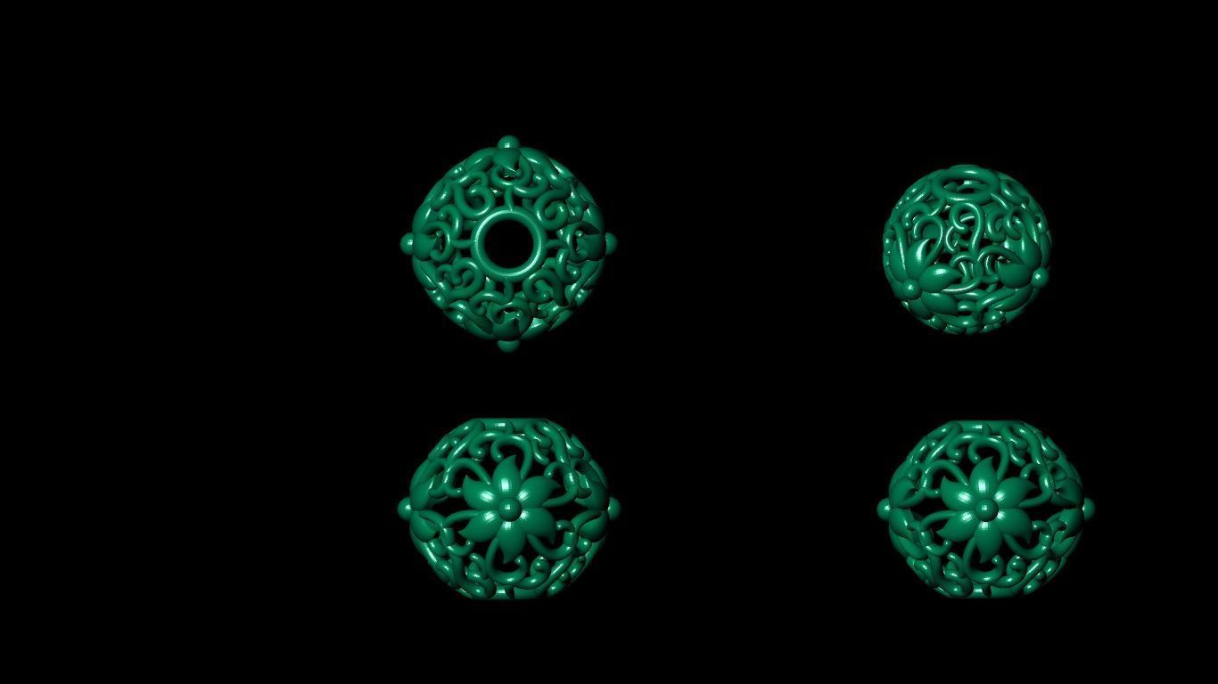 100 pis stl beeds 3D print model 3D print model_11