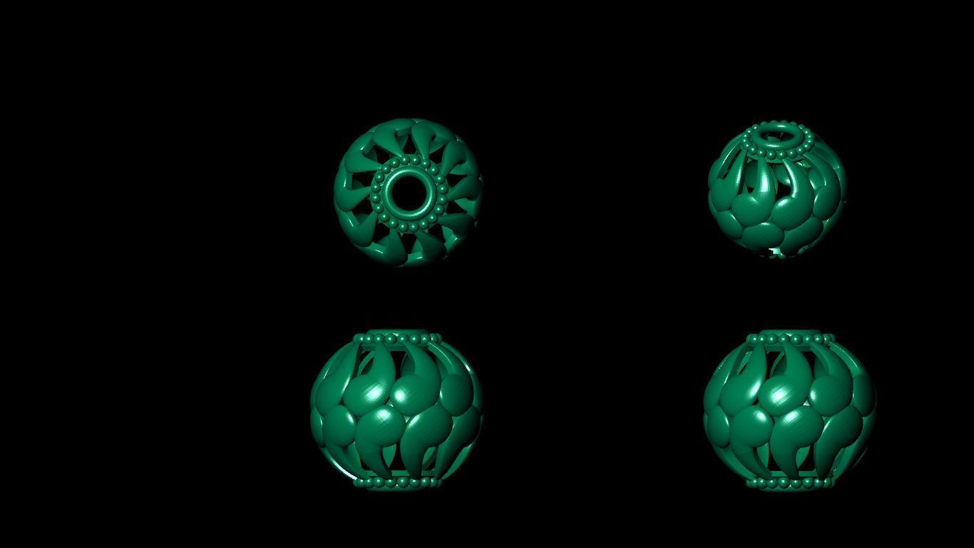 100  stl beeds 3D print model 3D print model_23