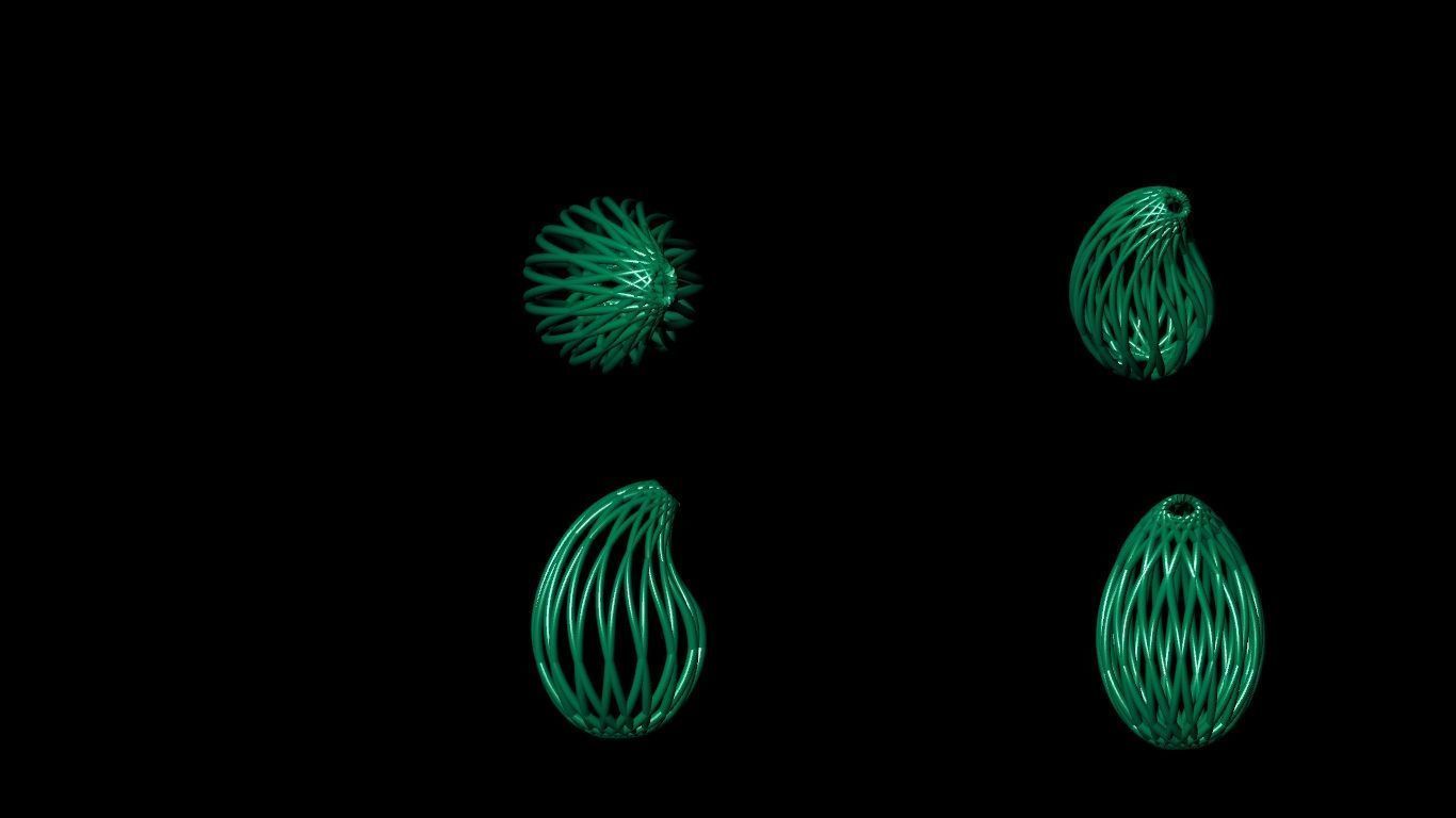 100  stl beeds 3D print model 3D print model_48