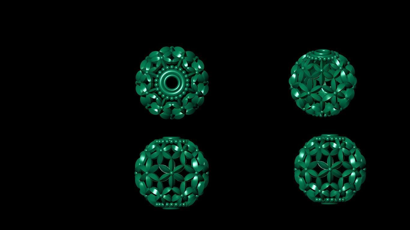 100  stl beeds 3D print model 3D print model_91