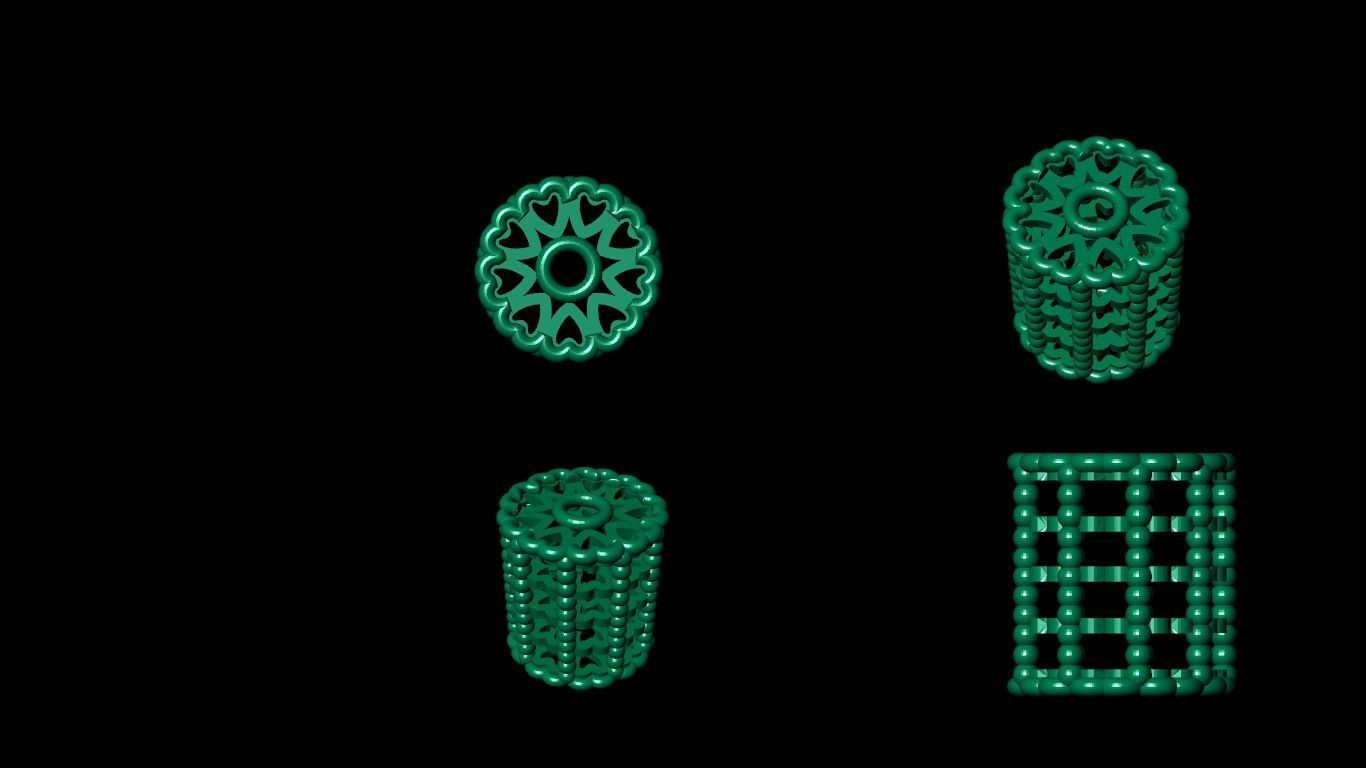 100  stl beeds 3D print model 3D print model_74