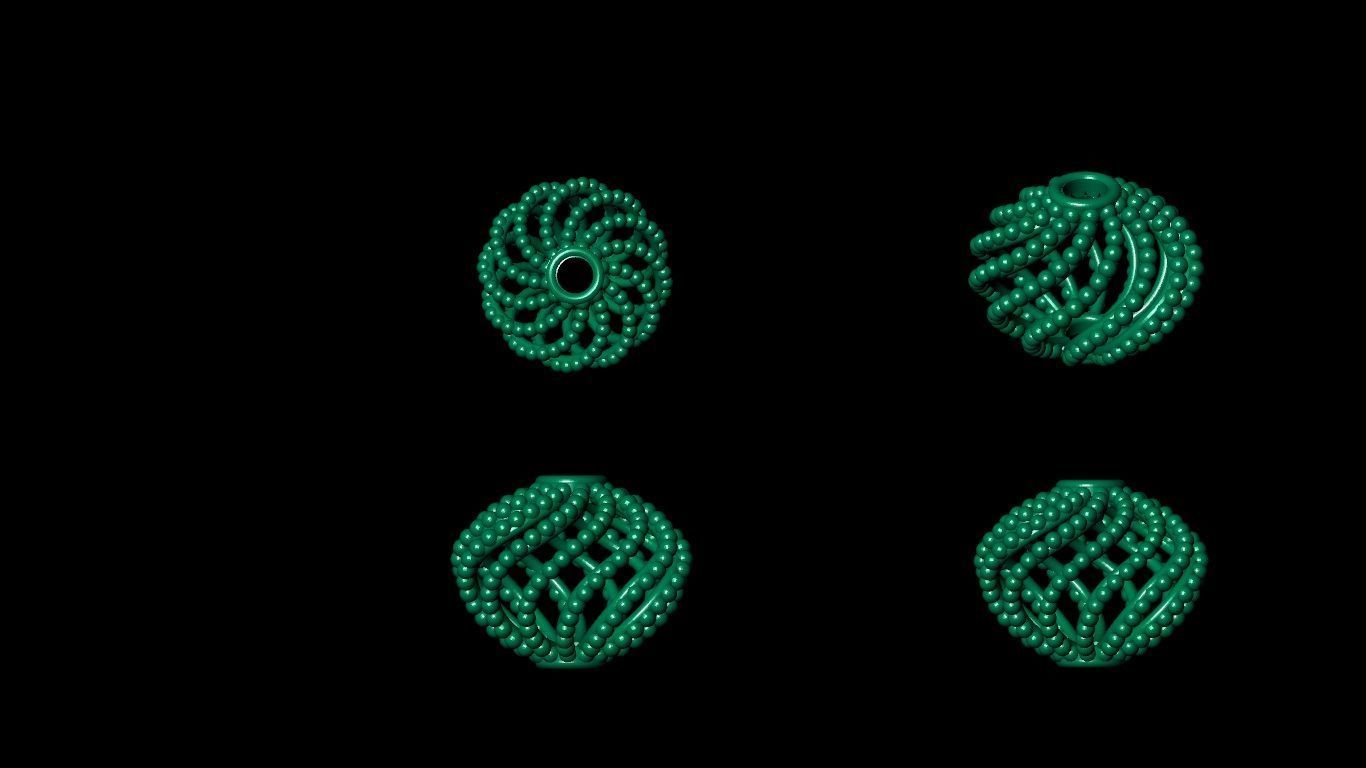 100  stl beeds 3D print model 3D print model_2