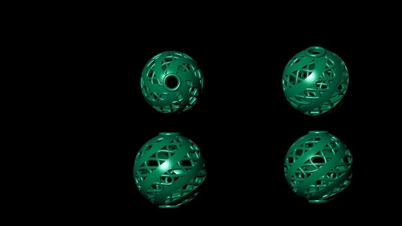 100  stl beeds 3D print model 3D print model_13