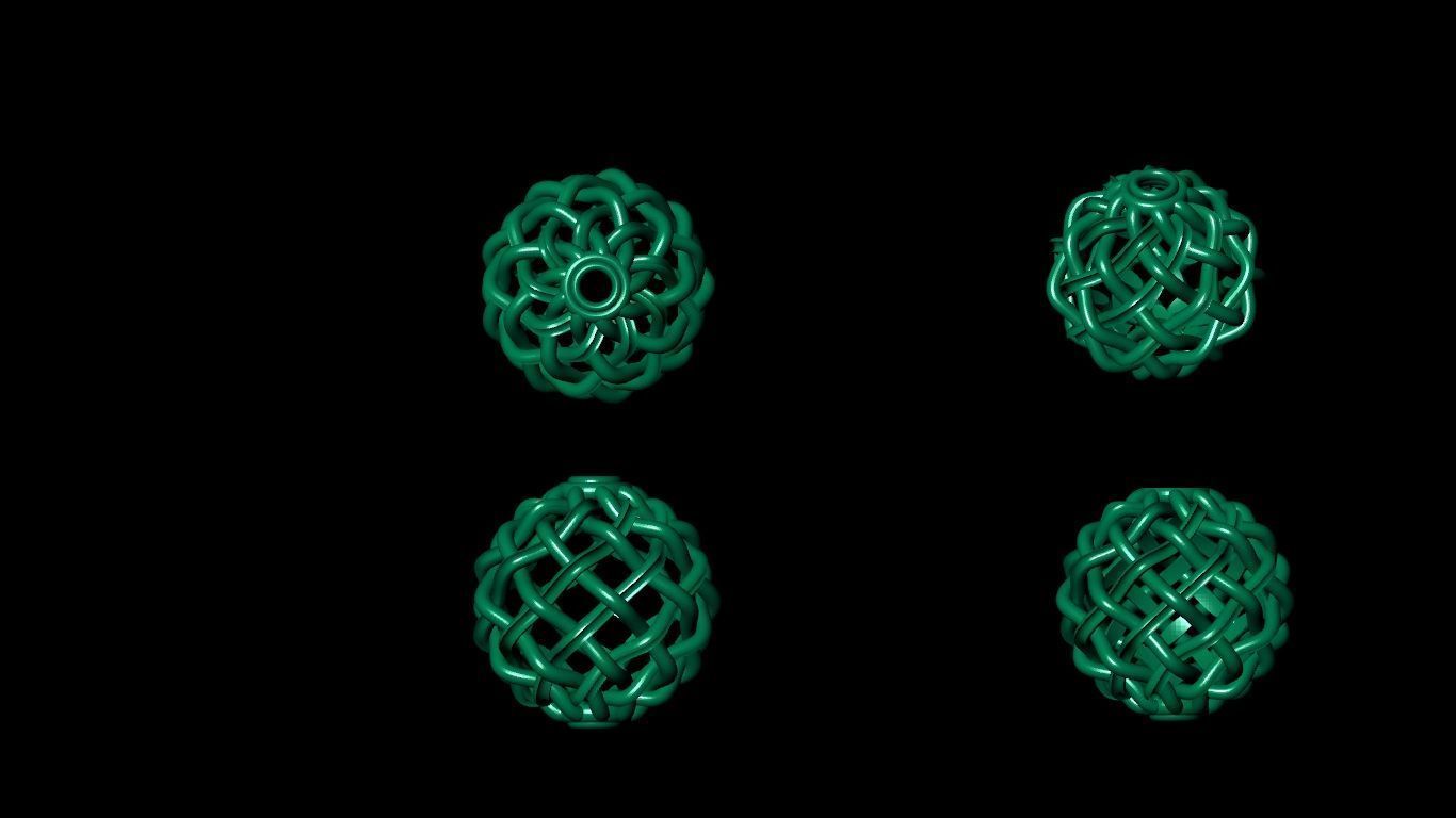 100  stl beeds 3D print model 3D print model_32