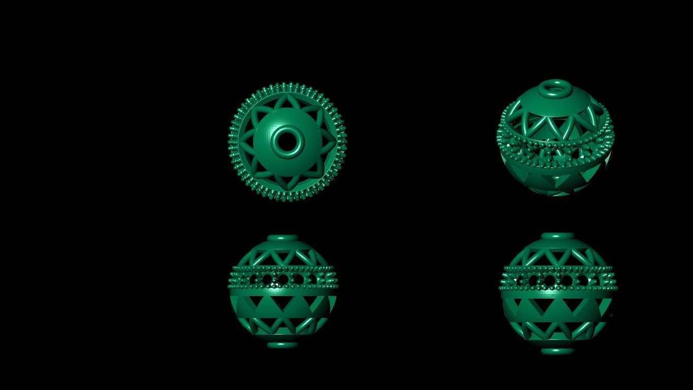 100  stl beeds 3D print model 3D print model_37